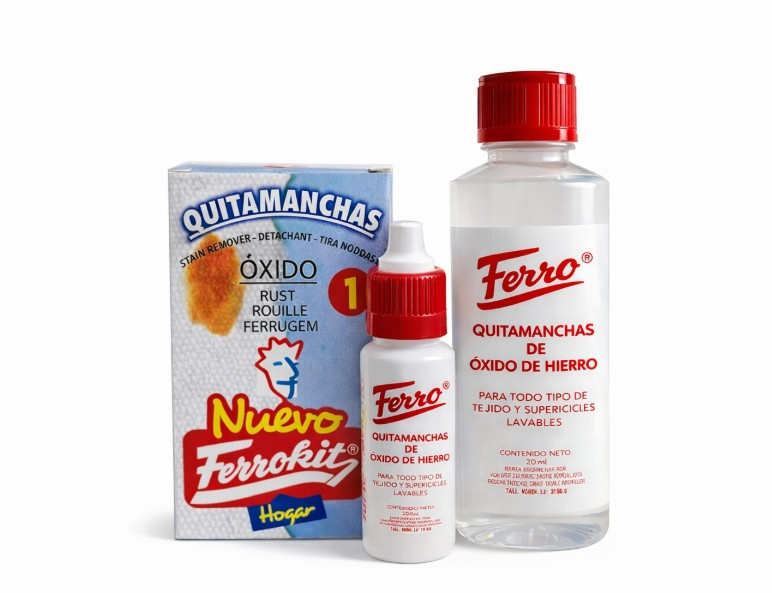 Quita-manchas ferrokit oxido
