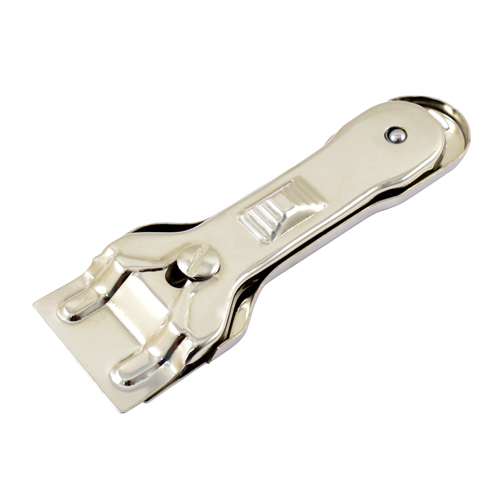 Rascador vidrios metalico