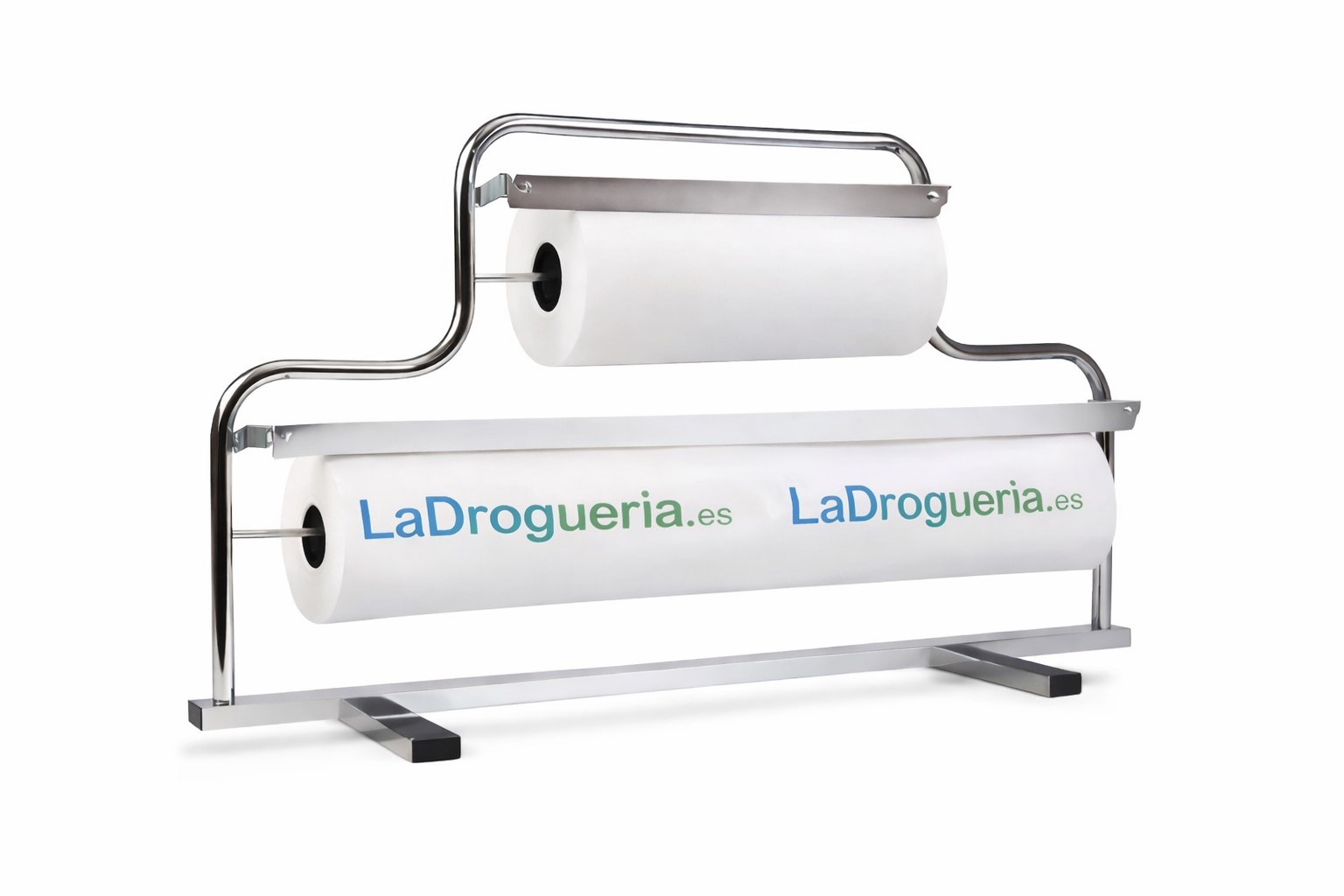 Soporte bobinas para mostrador doble