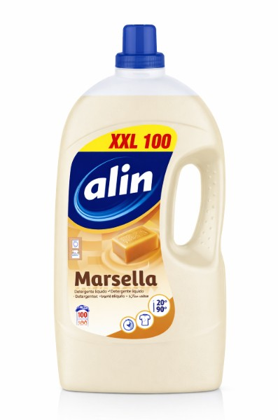 Detergente liquido Alin 5L.