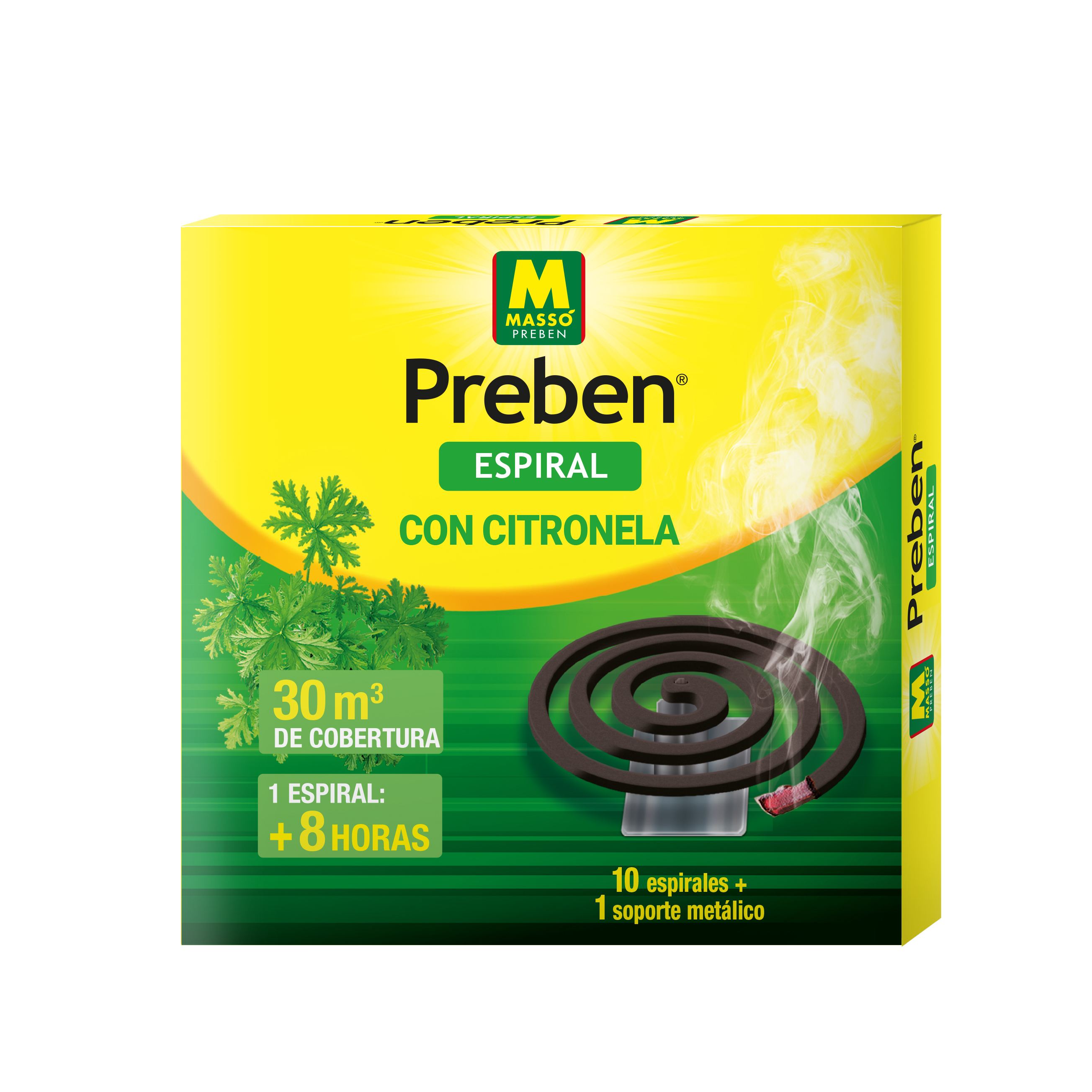 Espiral antimosquitos con citronela