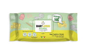 Papel higiénico humedo baby lindo biodegradable.