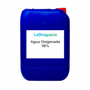 Agua oxigenada 18 por ciento  garrafa