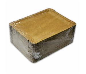 Bandeja kraft carton paq. 100 und