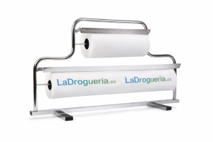 Soporte bobinas para mostrador doble