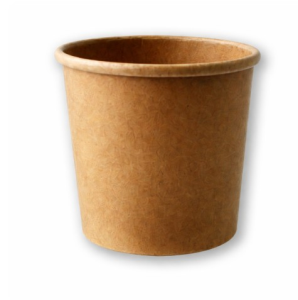 Tarrina kraft natural 12 oz caja 500 und.