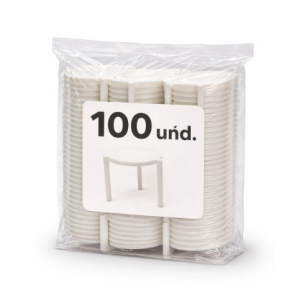 Mesita para pizza paq.100 und.