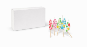Vela Surf decoracion helados o postres caja 144 und.